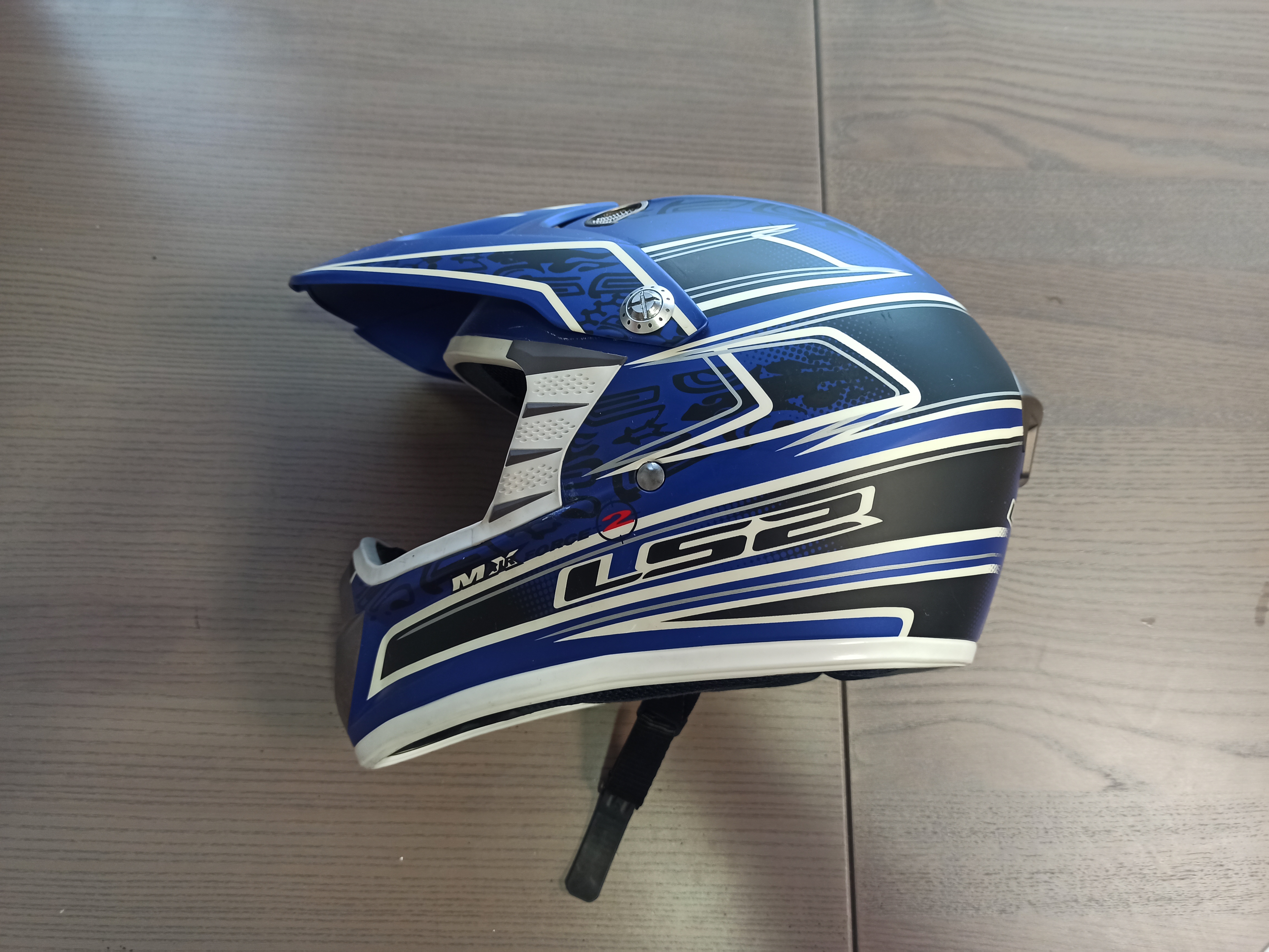 Moto přilba LS2 vel. M (52) - modrá