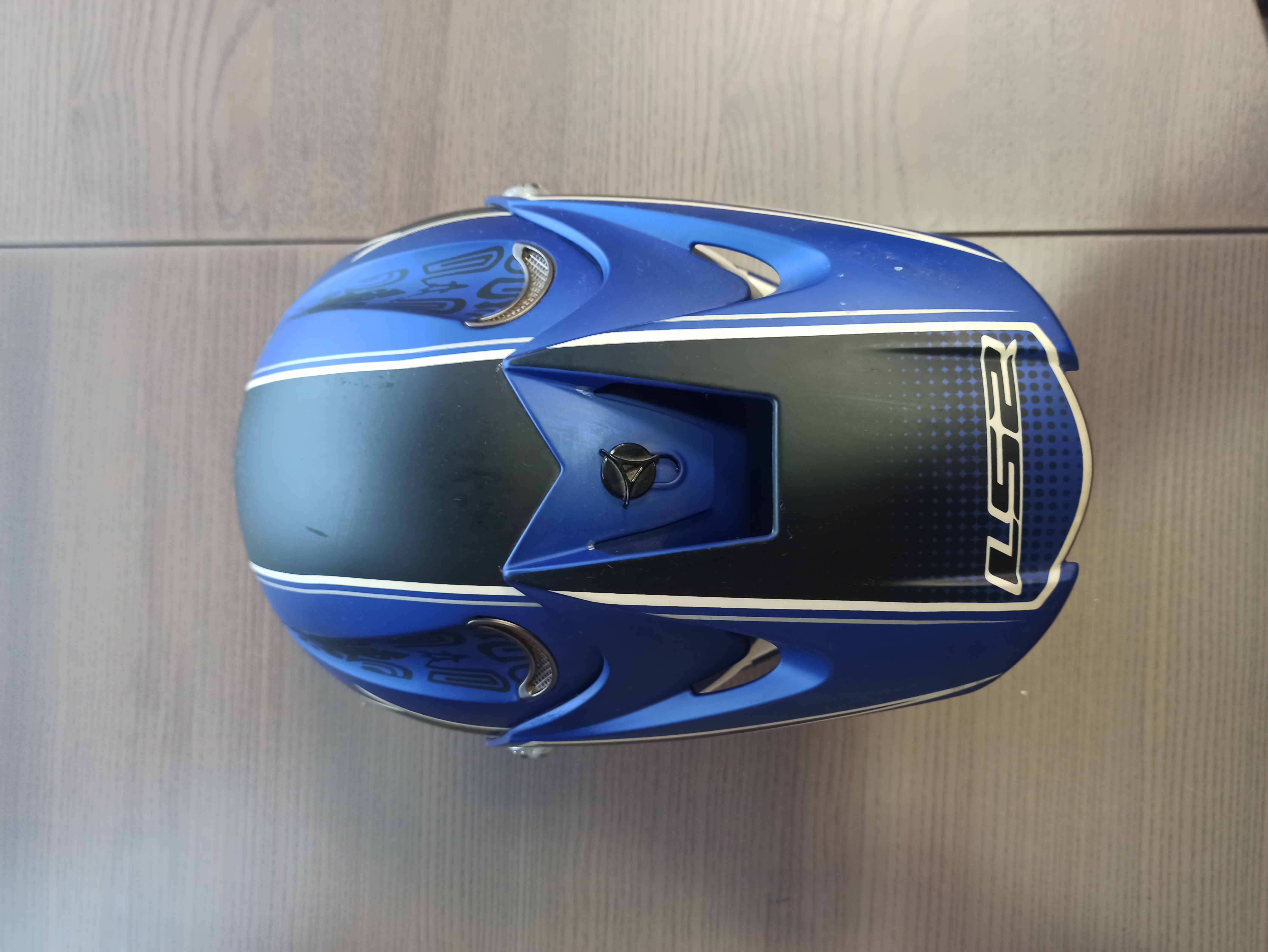 Moto přilba LS2 vel. M (52) - modrá