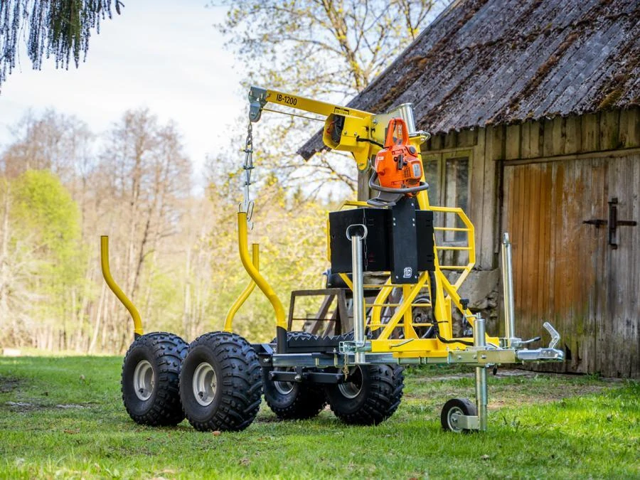 Vyvážečka dřev a kulatiny za čtyřkolku IB 1200