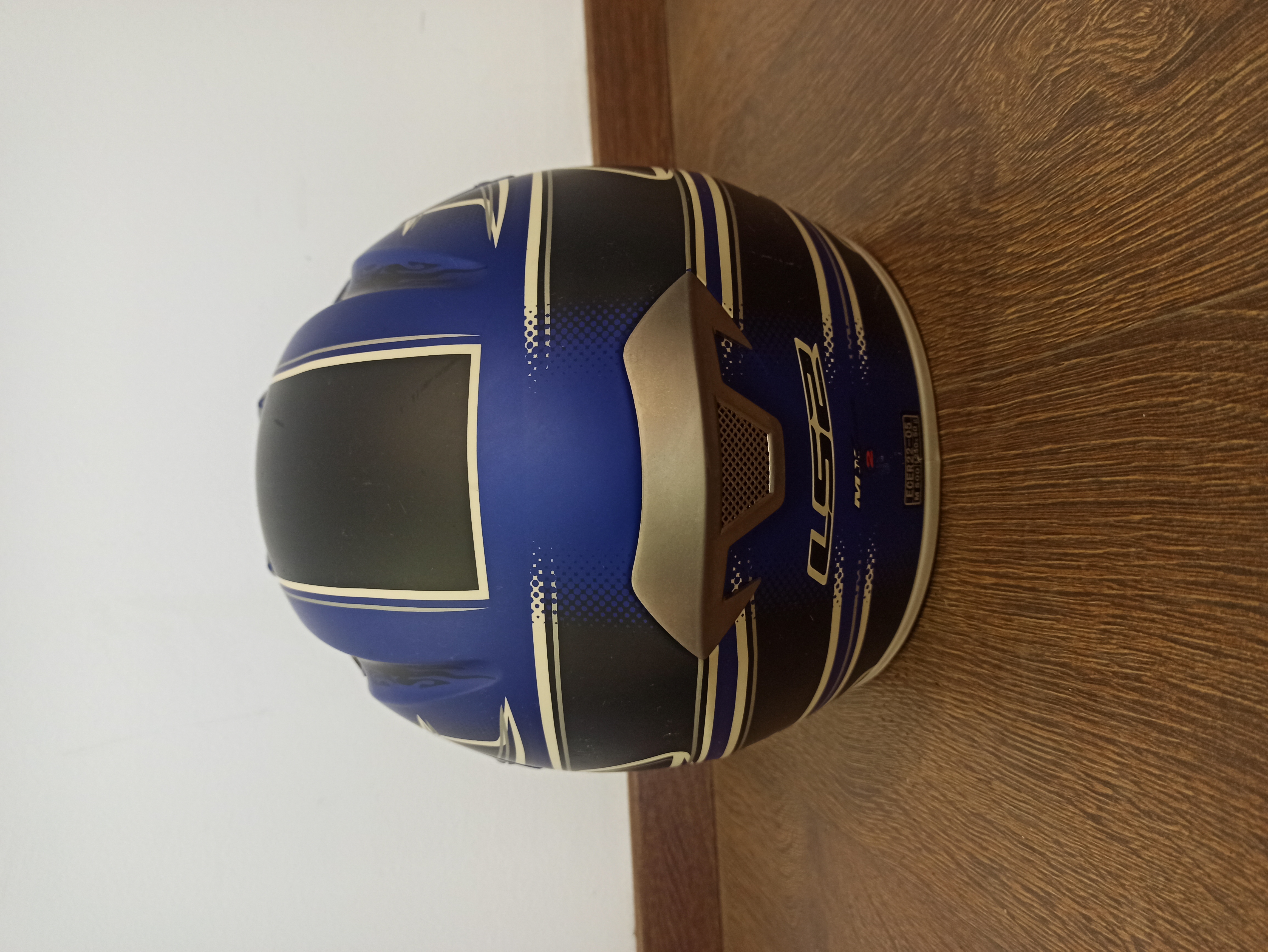 Moto přilba LS2 vel. M (52) - modrá