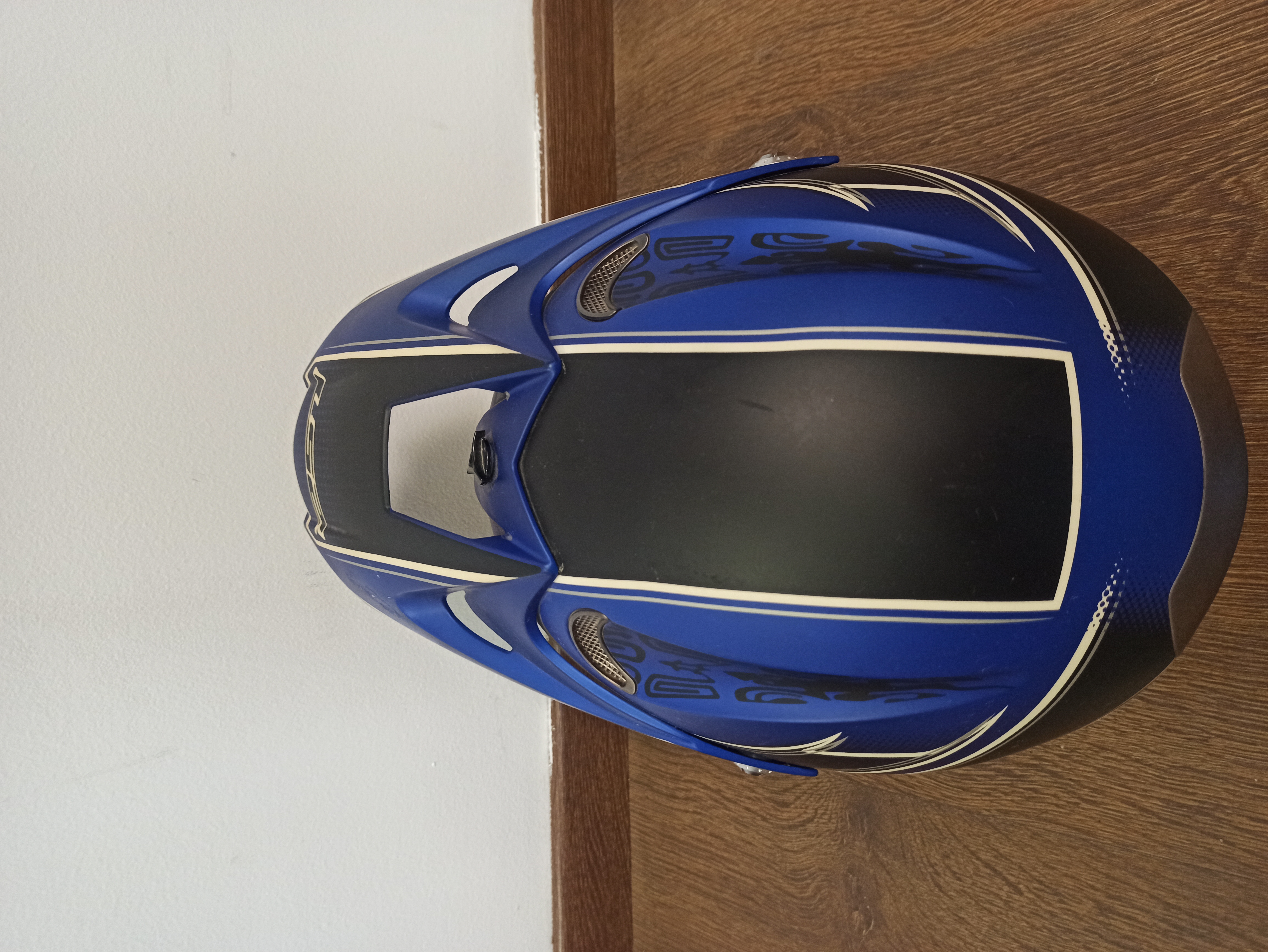 Moto přilba LS2 vel. M (52) - modrá